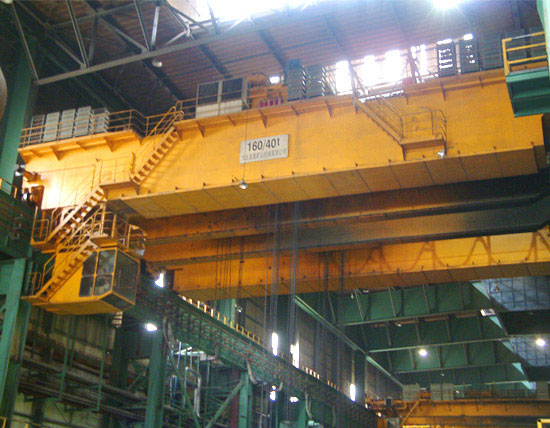 Metallurgical Plant Eot Crane to Lift Furnace Hot Metal